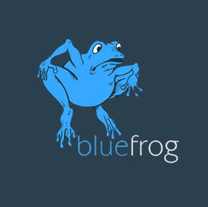 Blue Frog Wood Shaving